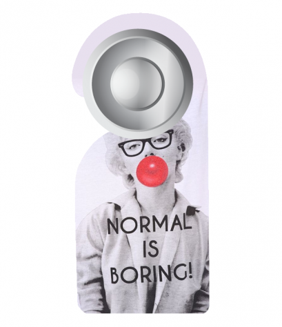 ป้ายแท็กแขวนประตู ลาย Normal is morning